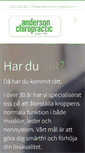 Mobile Screenshot of andersonchiropractic.se